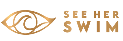 See Her Swim eye and water logo